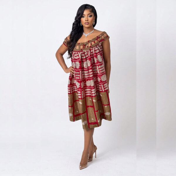 Traditional Cameroonian Kaba Ngondo